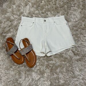 Hudson Jeans White Jean Shorts
